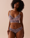 Unlined Lace Corset Bra | La Vie en Rose KSA