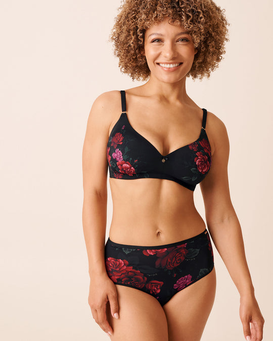 Lightly Lined Wireless Sleek Back Bra