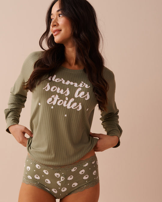 Super Soft Lace Trim Boyleg Panty