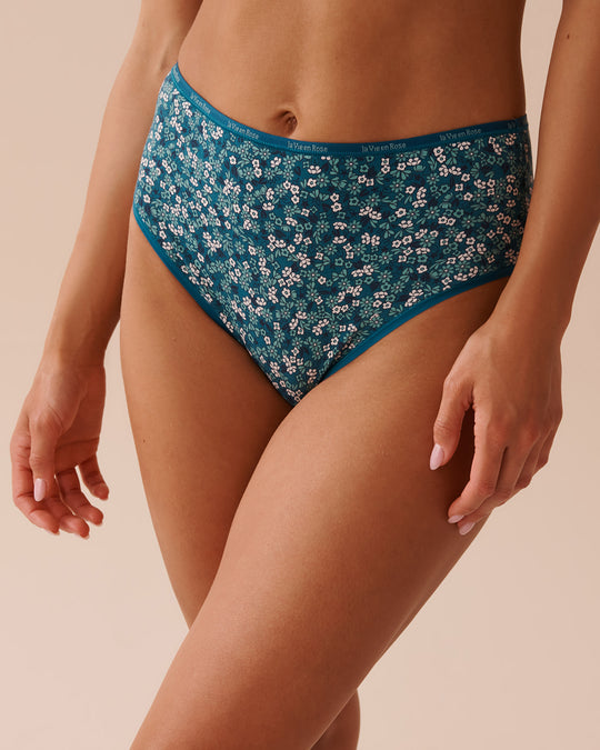 Cotton High Waist Bikini Panty
