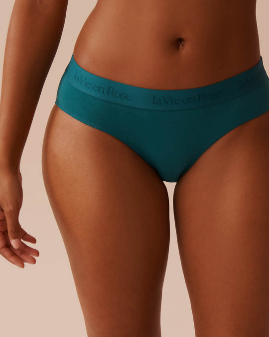 Cotton and Logo Elastic Band Bikini Panty