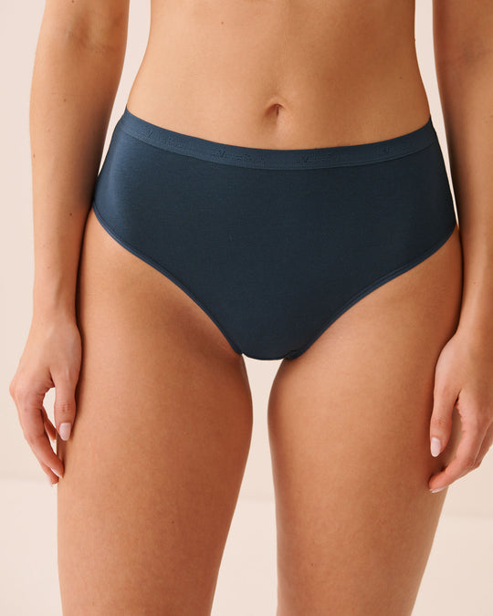 Cotton High Waist Bikini Panty