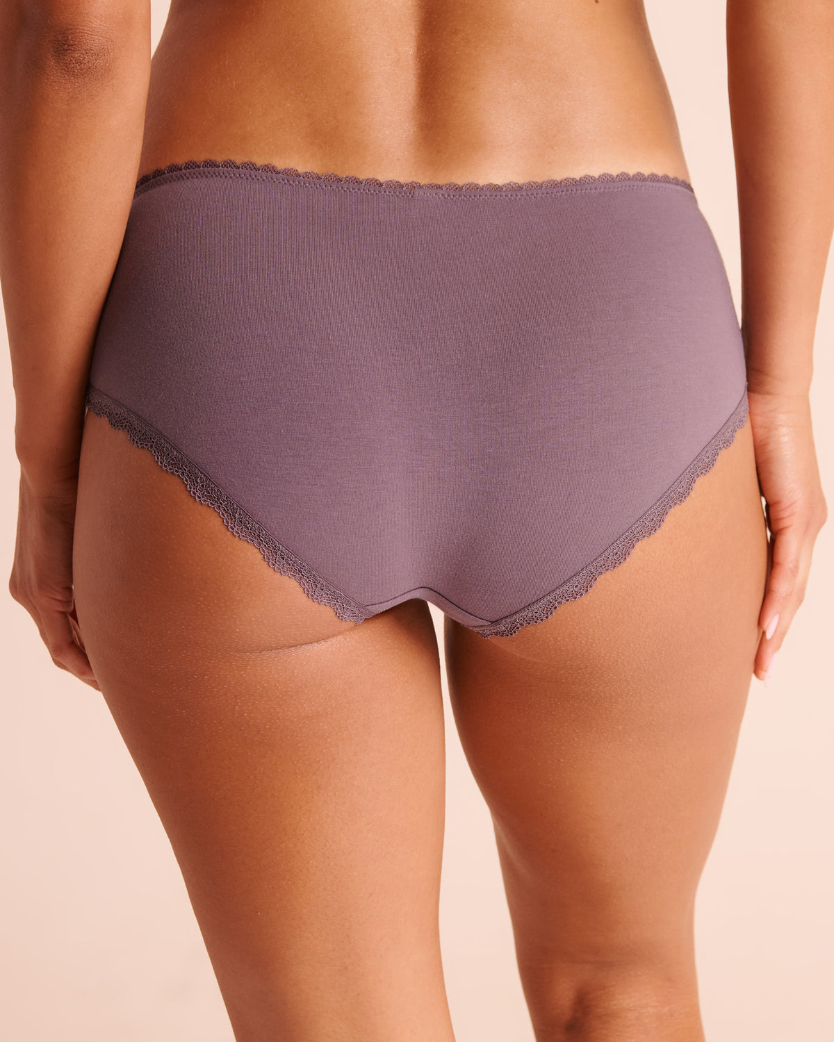 Cotton and Lace Detail Hiphugger Panty AW26