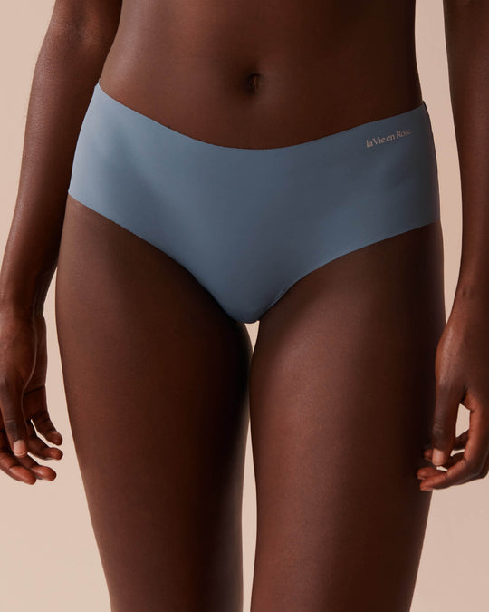Microfiber and Lace Back Hiphugger Panty