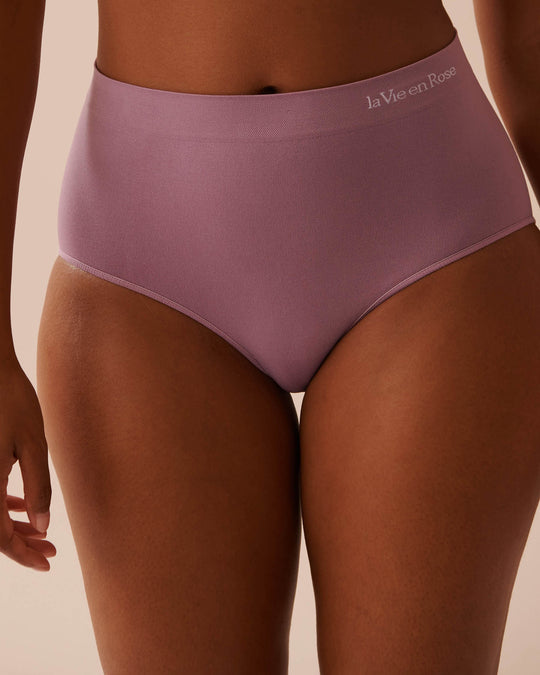 Seamless Fabric High Waist Bikini Panty