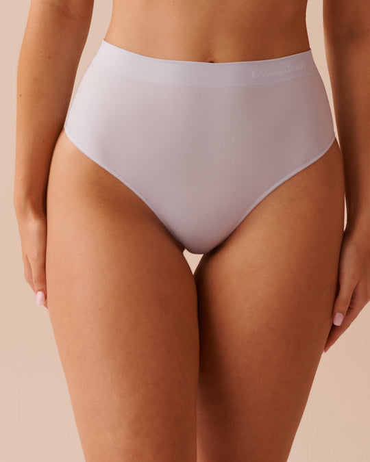 Seamless Fabric High Waist Thong Panty