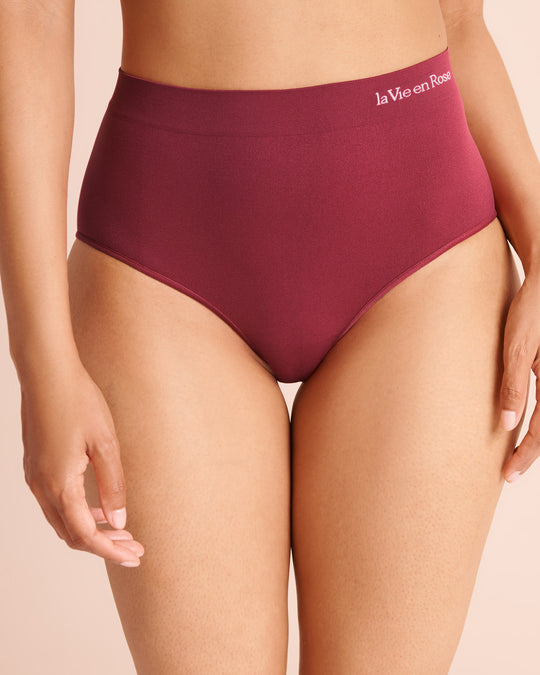 Seamless Fabric High Waist Bikini Panty