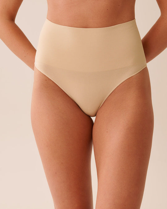 Light Support Seamless Fabric High Waist Shaper Bikini