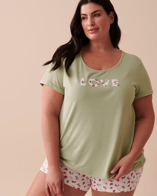 Recycled Fibers Crew Neck T-Shirt