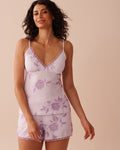 Lilac Rose Print Super Soft Cami | La Vie en Rose KSA
