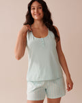 Cotton Henley Cami
