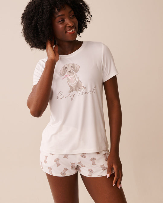 Dachshund Print Super Soft T-shirt