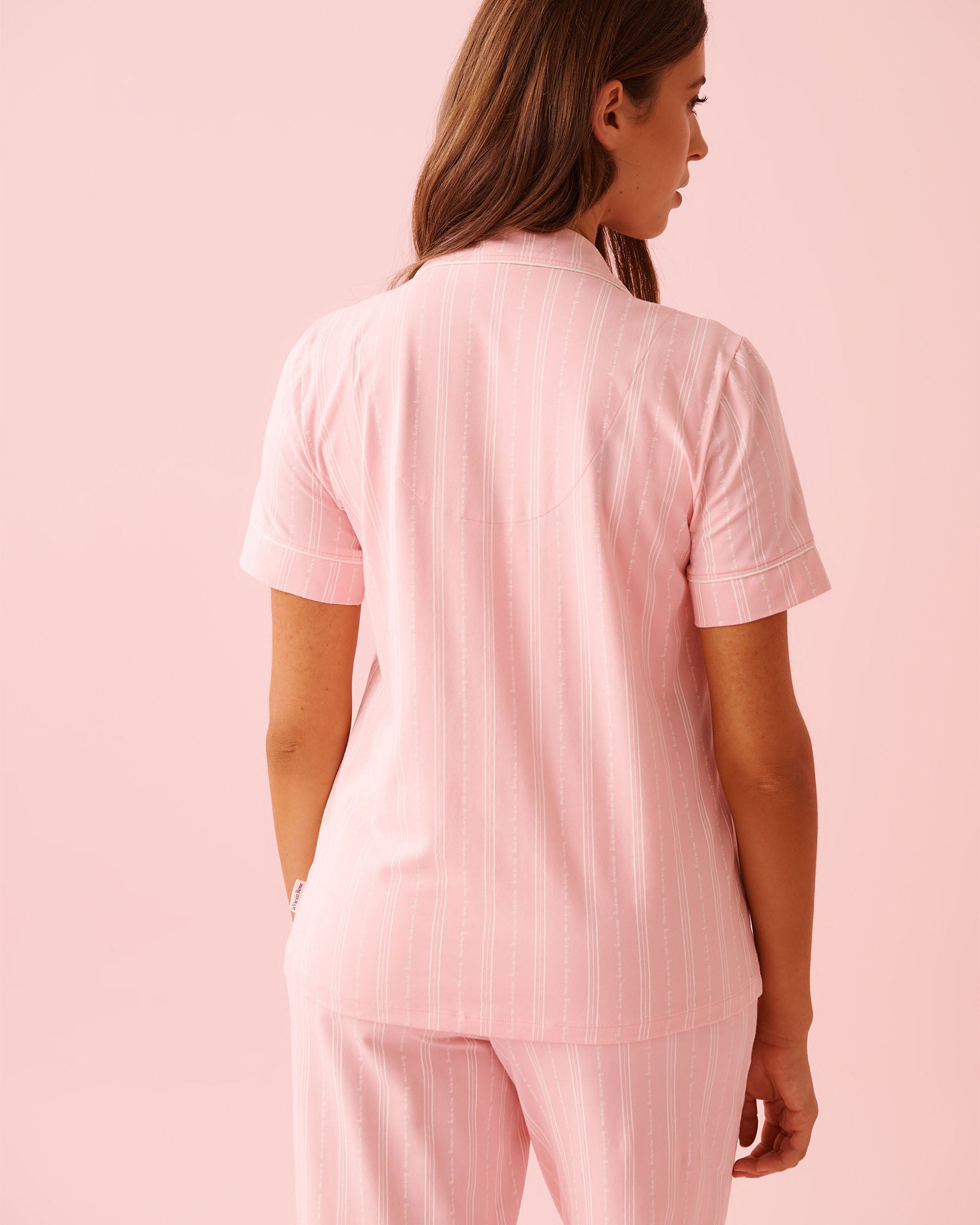 Cotton Short Sleeve Button-down Shirt