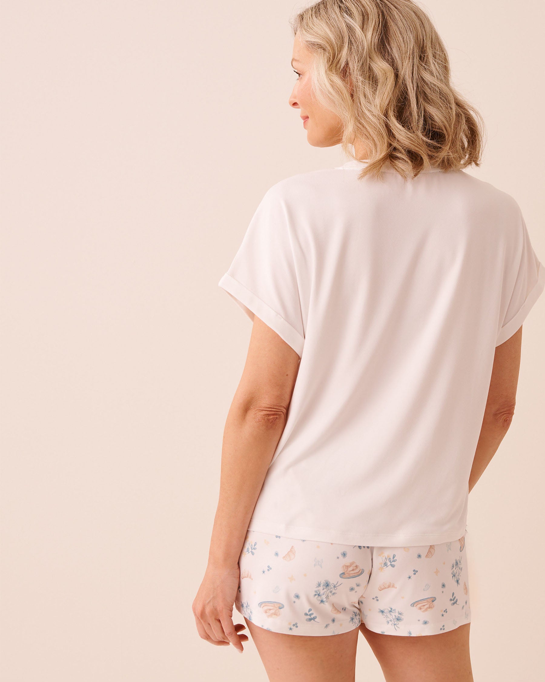 Brunch Print Super Soft T-shirt la Vie en Rose