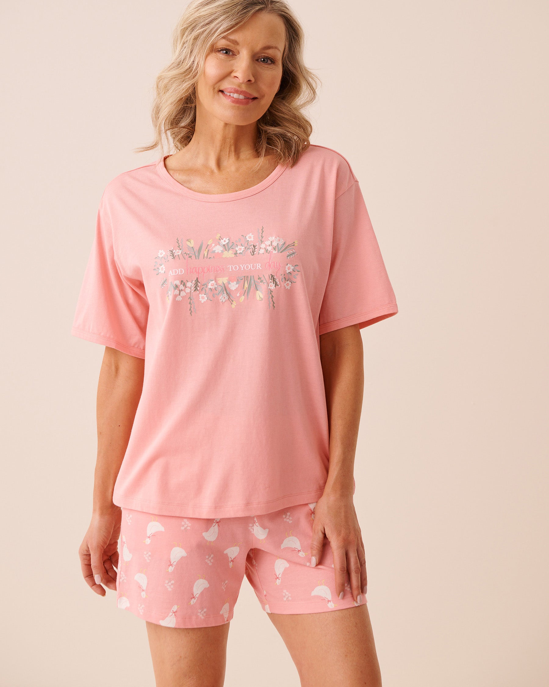 Floral Print T-shirt | La Vie en Rose KSA