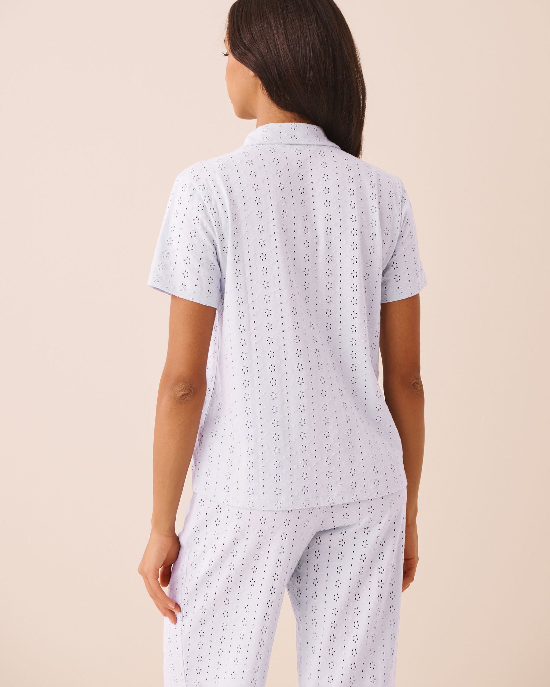 Cotton Eyelet Button-down Shirt SS26