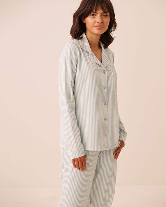 Cotton Long Sleeve Button-down Shirt
