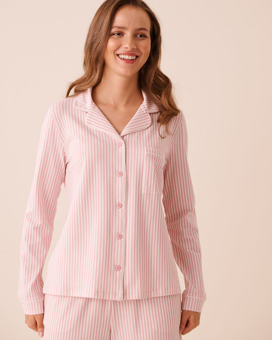 Cotton Long Sleeve Button-down Shirt