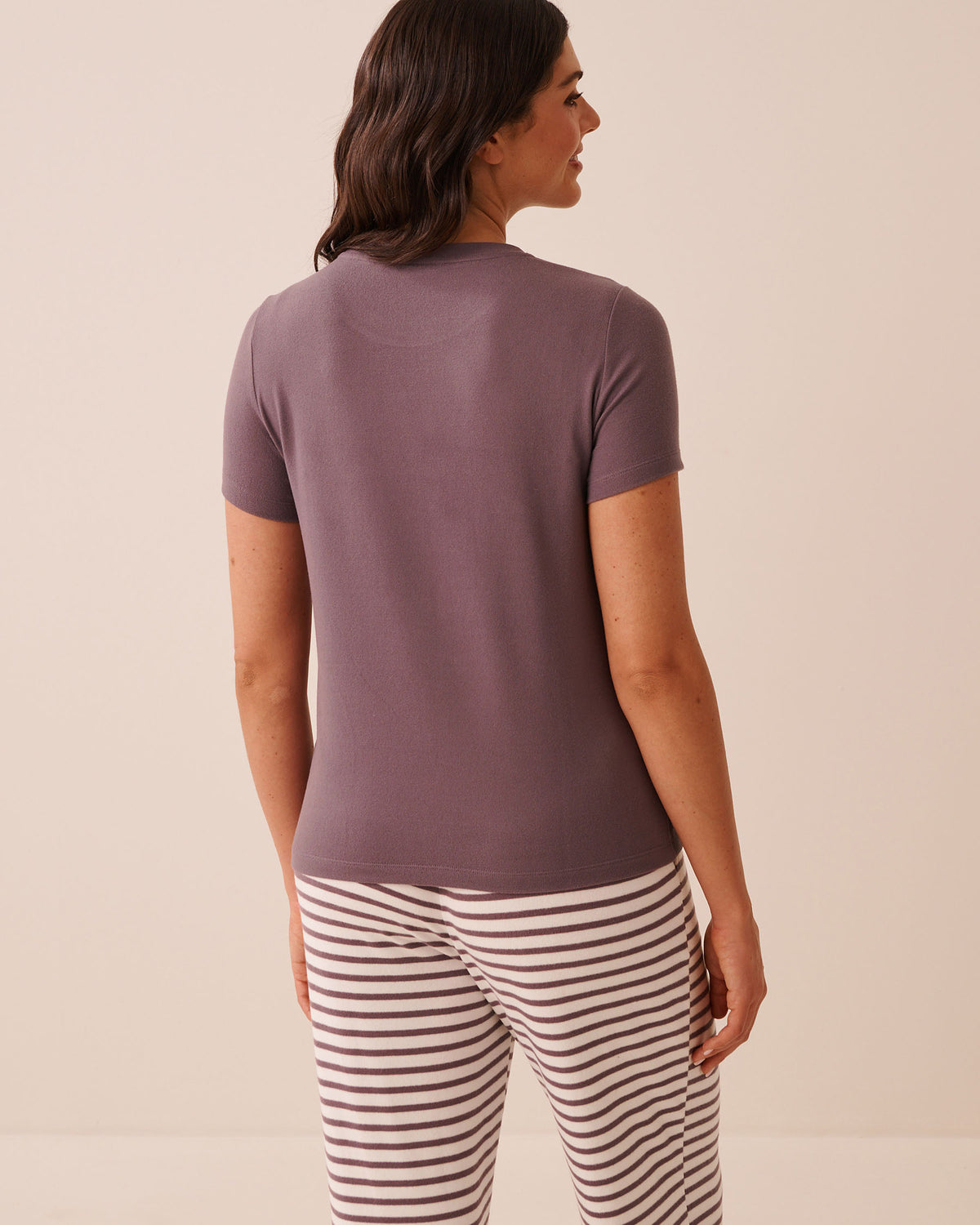 You Make Me Smile Print Soft Knit Short Sleeve T-shirt AW26