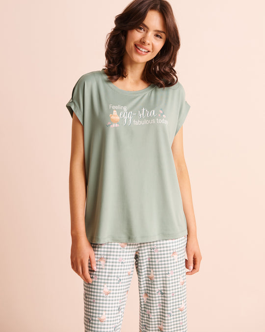 Chicken Print Super Soft Short Sleeve T-shirt