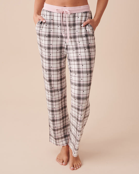 Recycled Fibers Plaid Pajama Pants