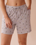 Bee Print Cotton Bermuda Shorts | La Vie en Rose KSA
