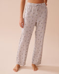 Bee Print Cotton Pajama Pants | La Vie en Rose KSA