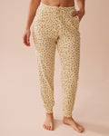 Ditsy Floral Print Ribbed Pants| La Vie En Rose KSA