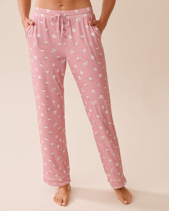Coffee Cup Print Super Soft Pajama Pants