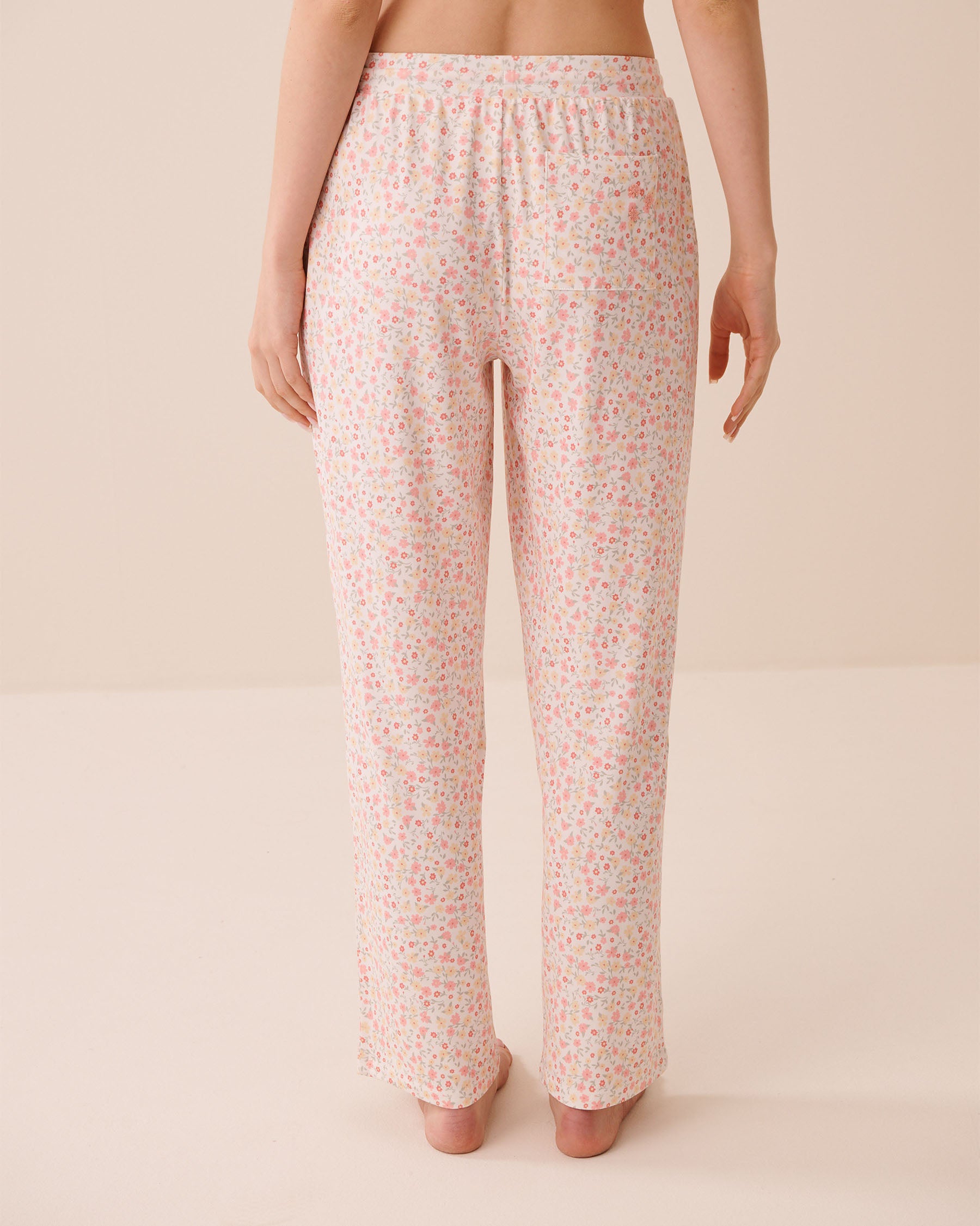Ditsy Floral Print Super Soft Pajama Pants la Vie en Rose
