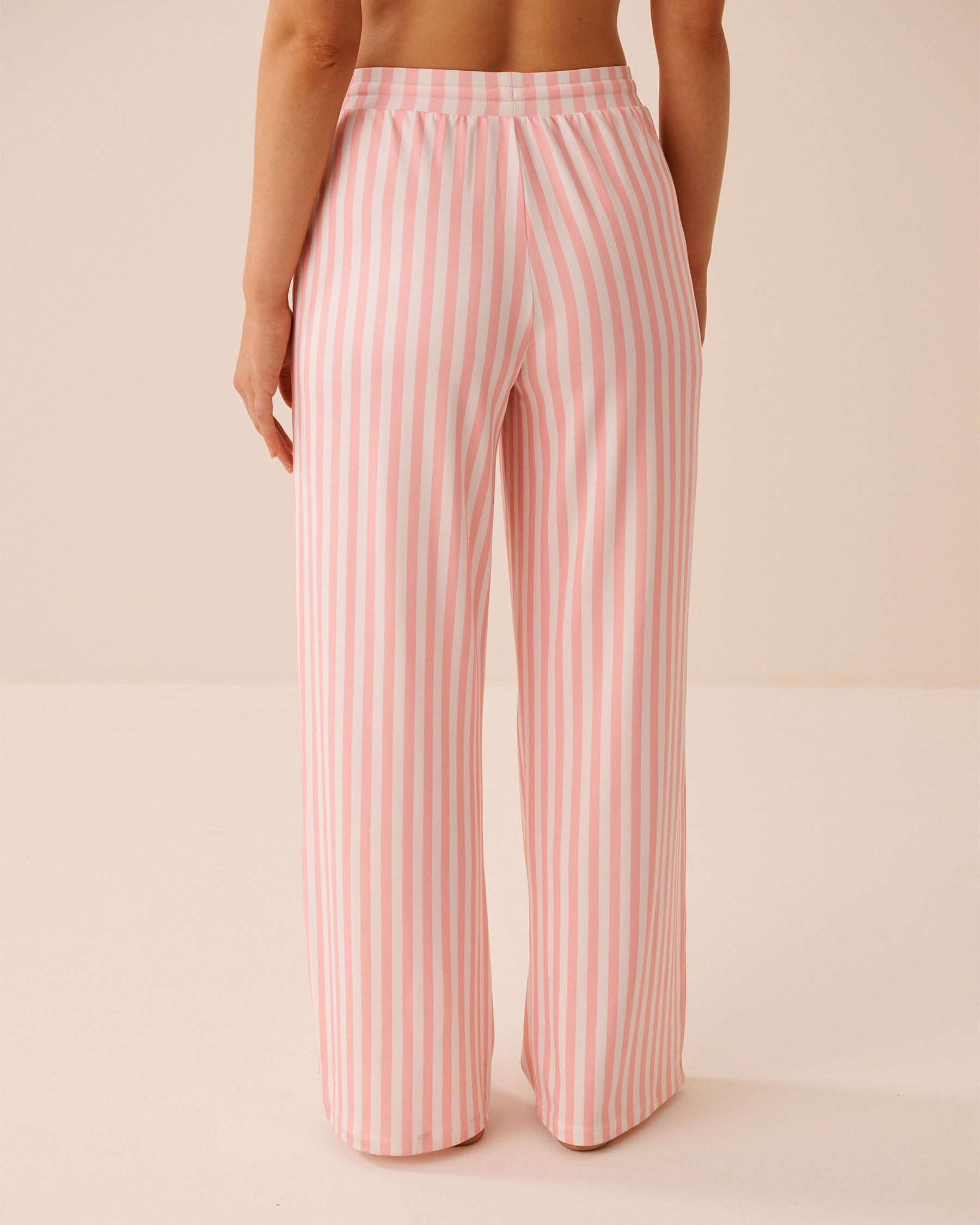 Floral Stripe Print Super Soft Pajama Pants la Vie en Rose