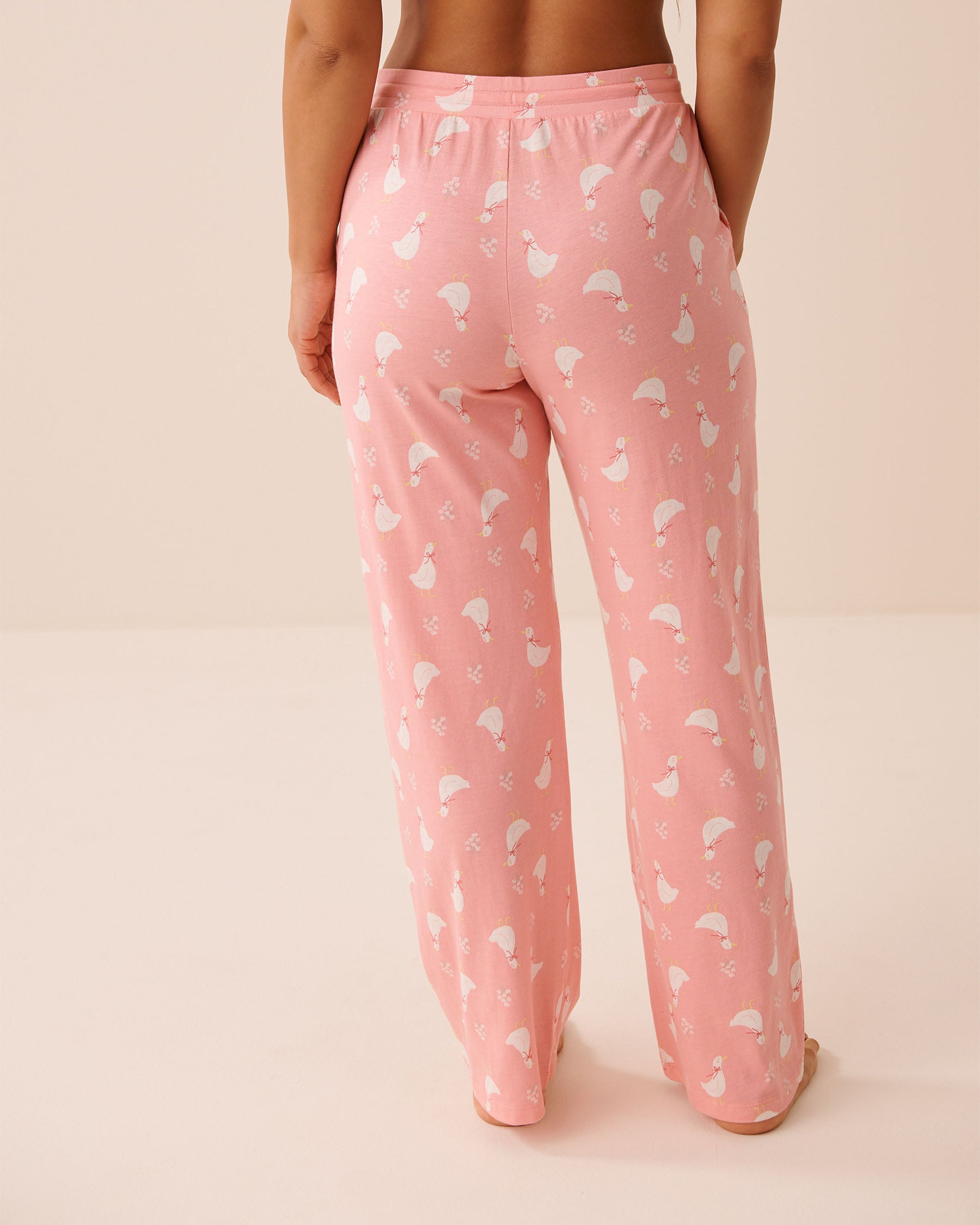 Goose Print Pajama Pants la Vie en Rose