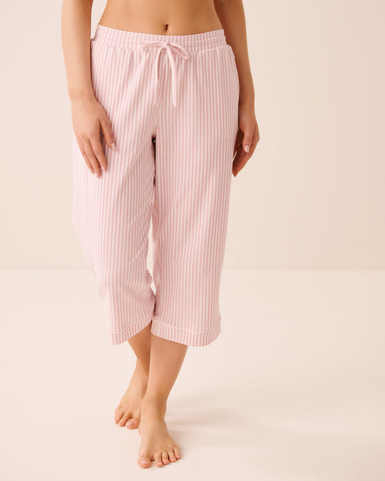 Cotton Pajama Capris