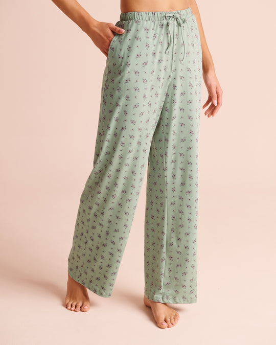 Floral Bouquet Print Super Soft Pajama Pants