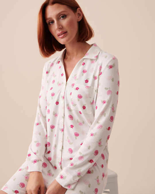 Recycled Fibers Floral Short Sleeve Sleepshirt