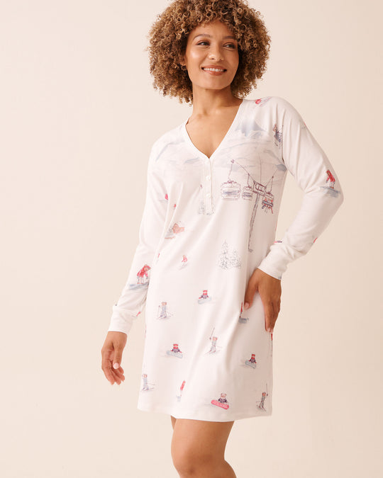 Après-Ski Print Super Soft Sleepshirt