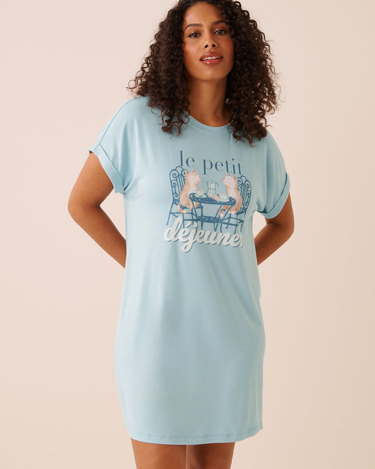 Brunch Print Super Soft Sleepshirt