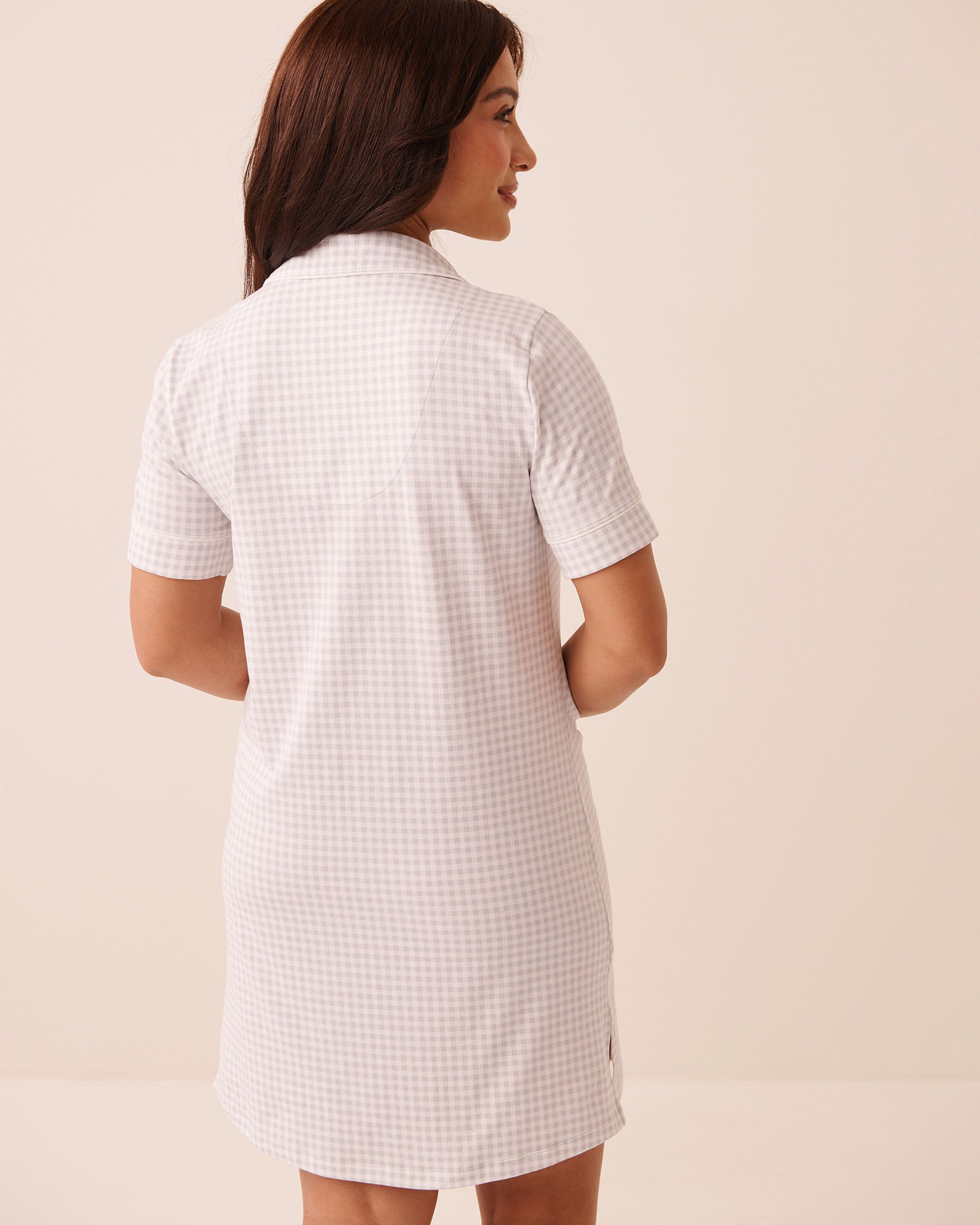 Cotton Button-down Sleepshirt SS26