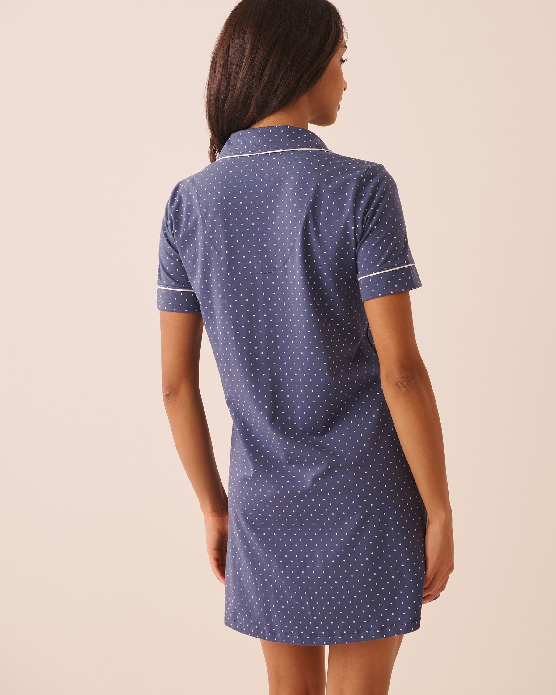 Cotton Button-down Sleepshirt SS26