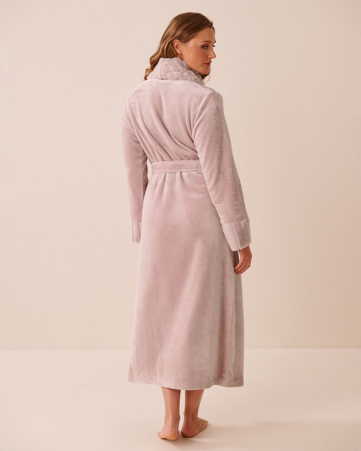 Long Faux Fur and Soft Plush Robe AW26