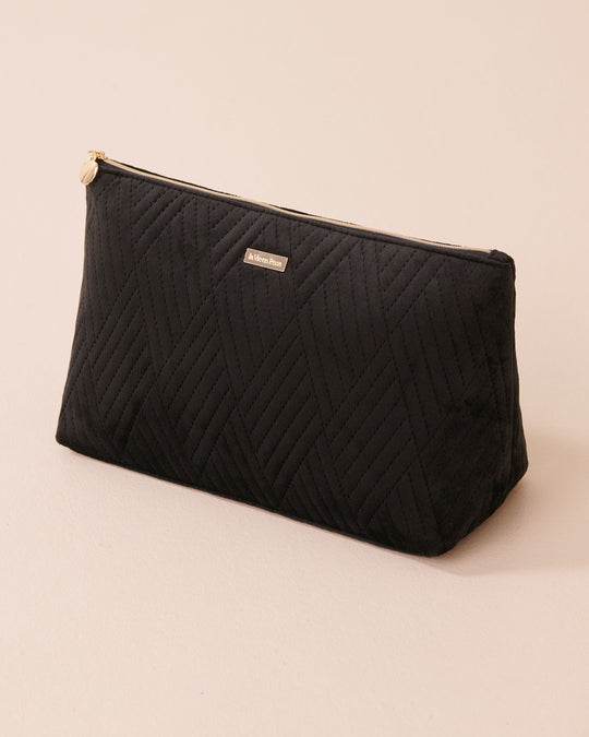 2-in-1 Velvet Cosmetic Bag