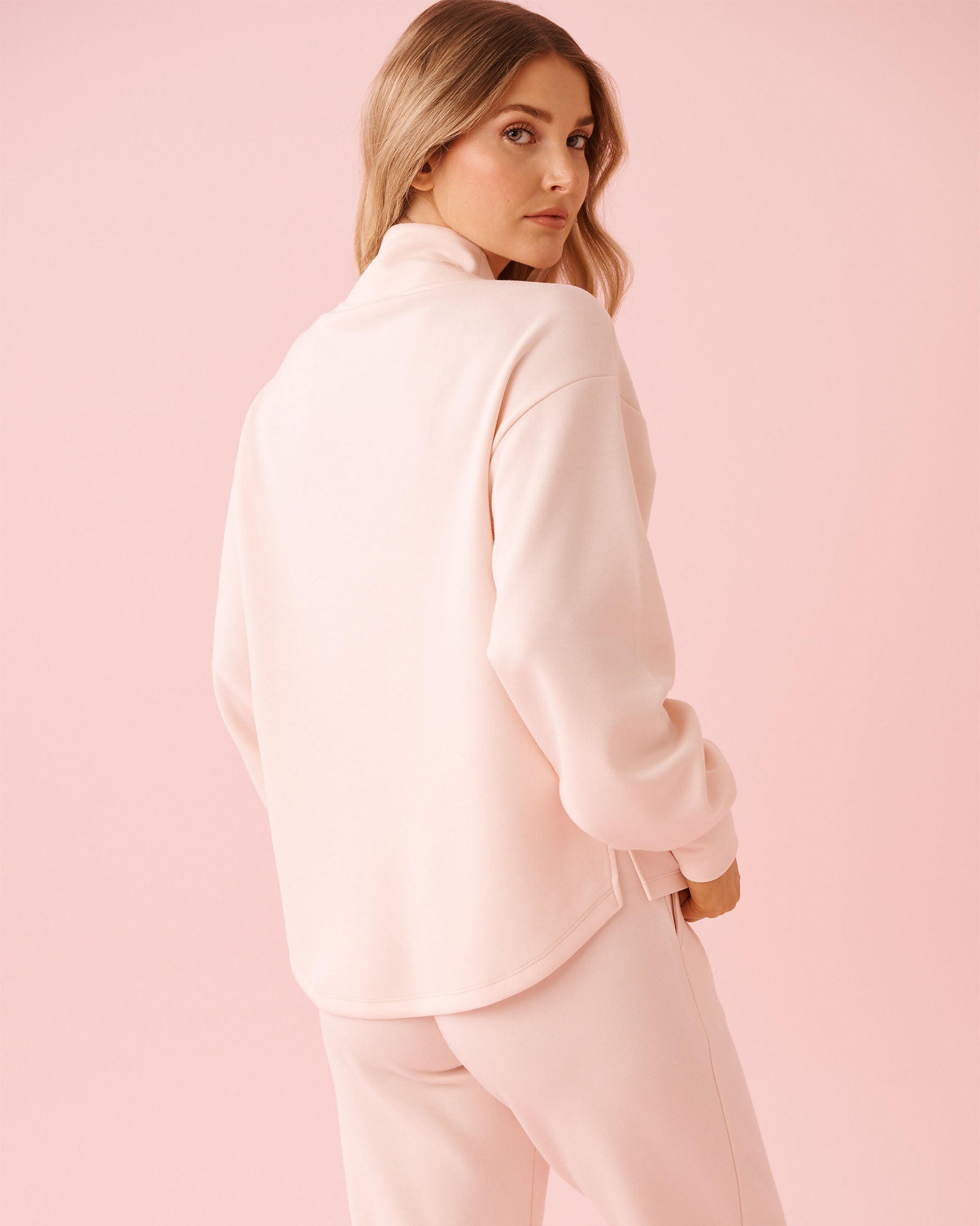 Interlock Half-zip Sweatshirt la Vie en Rose