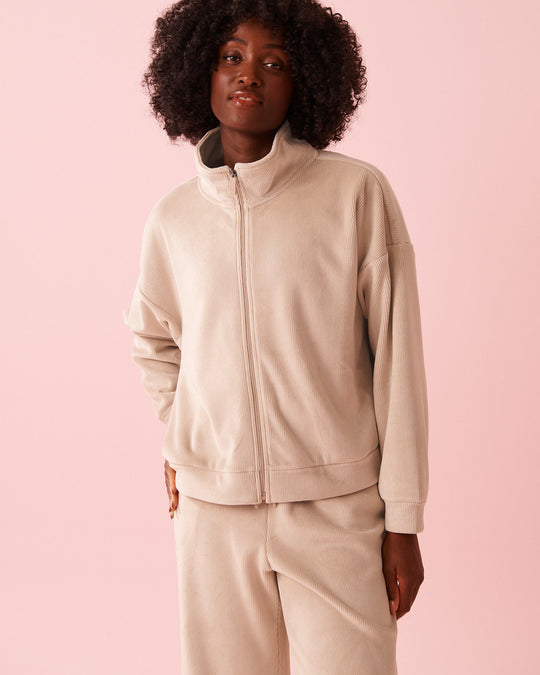 سترة رياضية بسحاب مضلع ثقيل