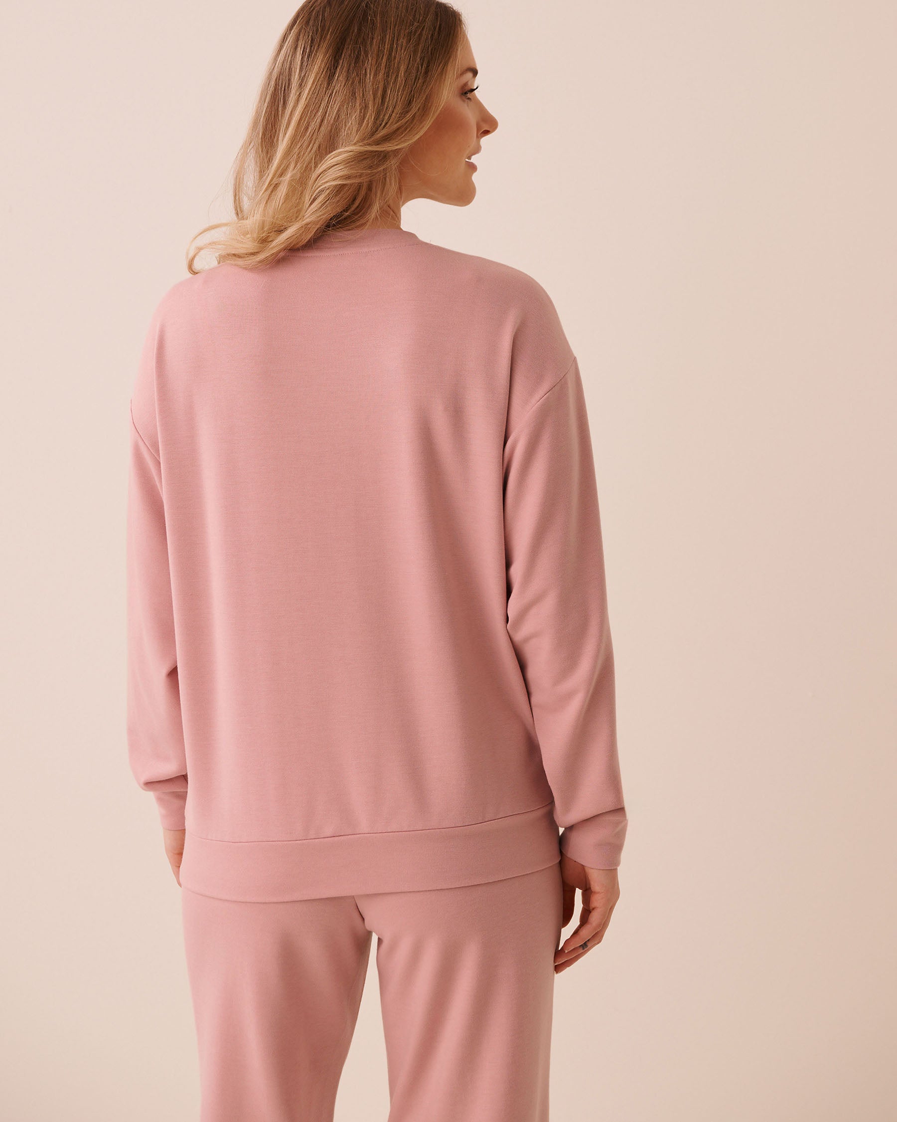 French Terry Sweatshirt la Vie en Rose