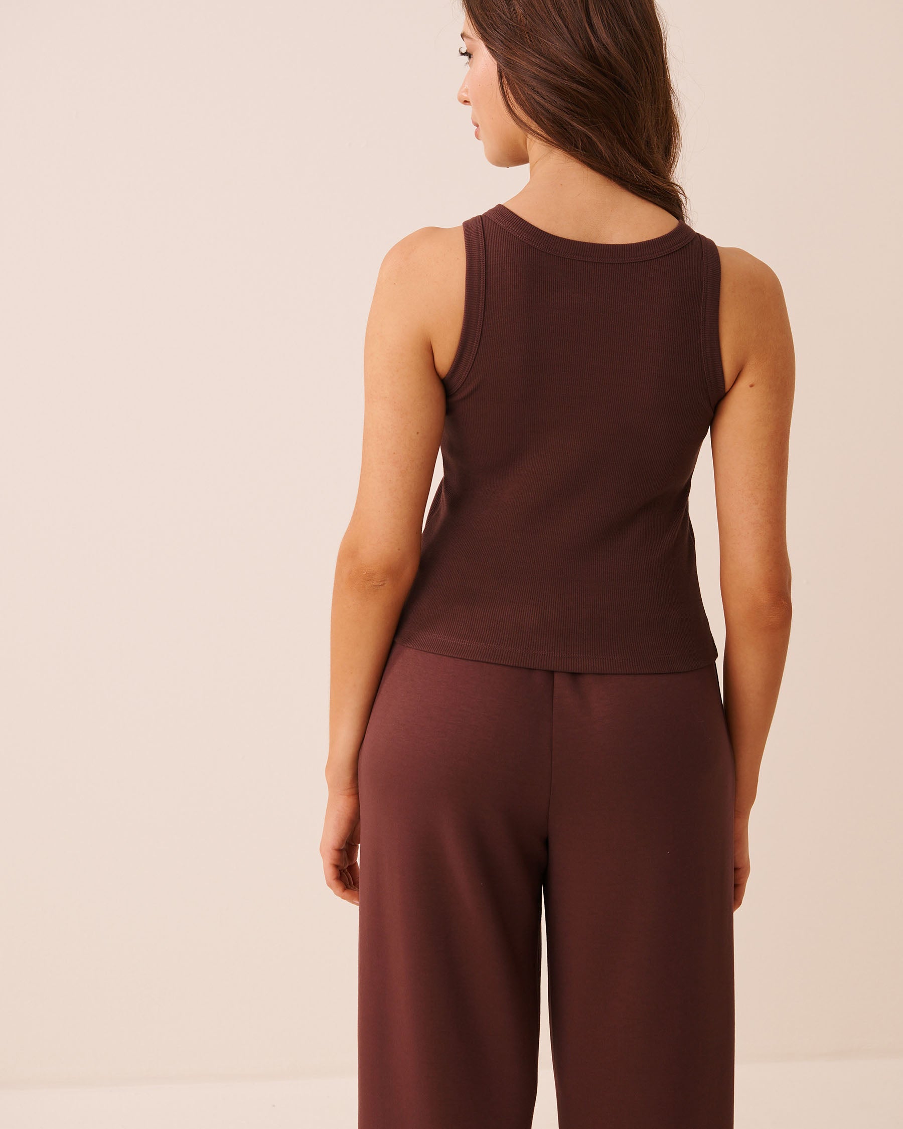 Ribbed Cotton Cami with Shelf Bra AW26