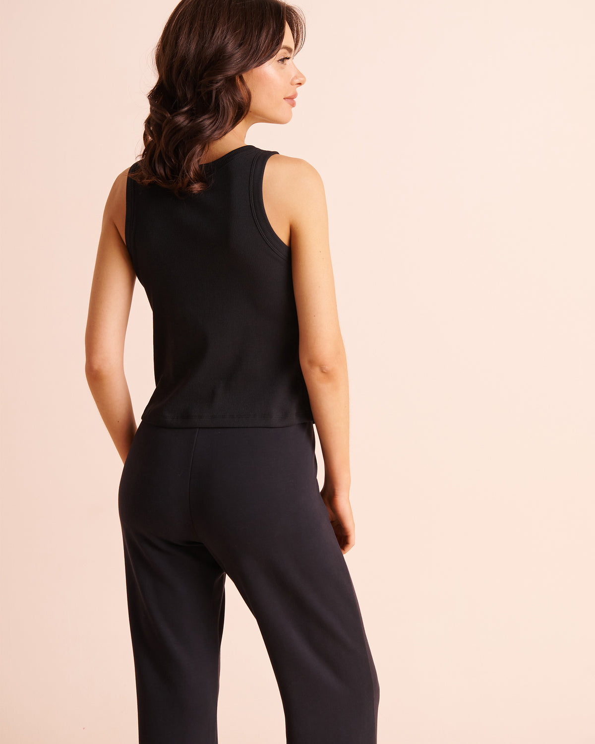 Ribbed Cotton Tank Top with Shelf Bra AW26