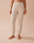Lightly Ribbed Jogger Pants | La Vie en Rose KSA