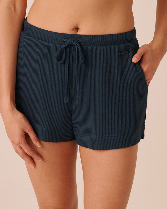Ribbed Knit Shorts