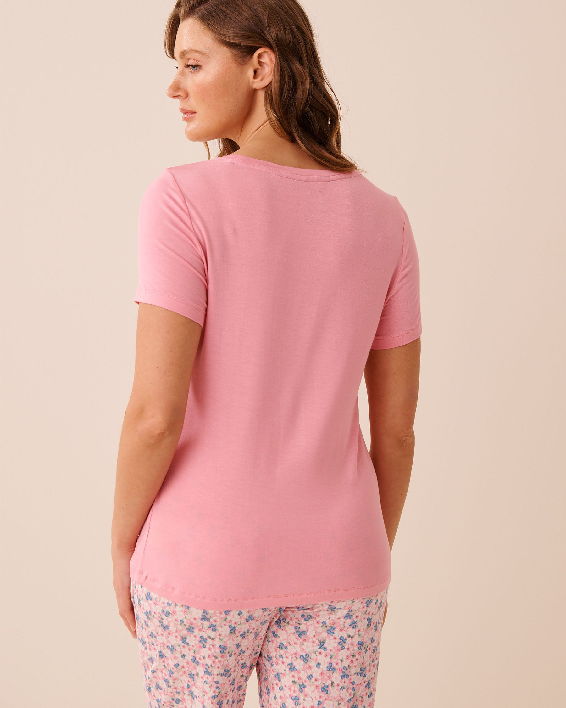Berry Print Soft Jersey T-shirt la Vie en Rose