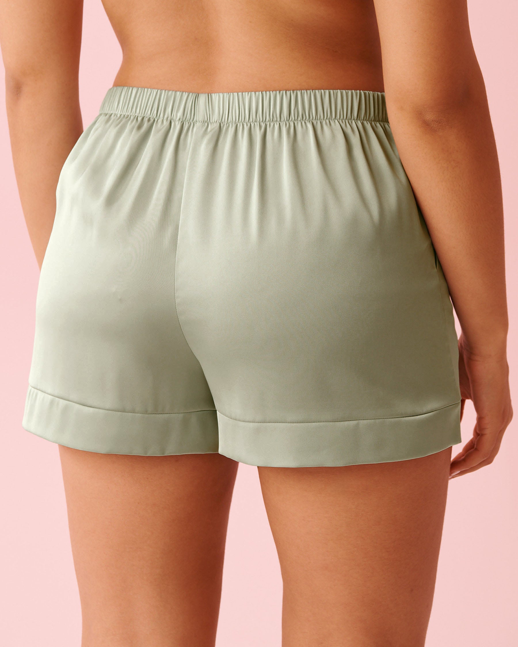 Satin Shorts la Vie en Rose